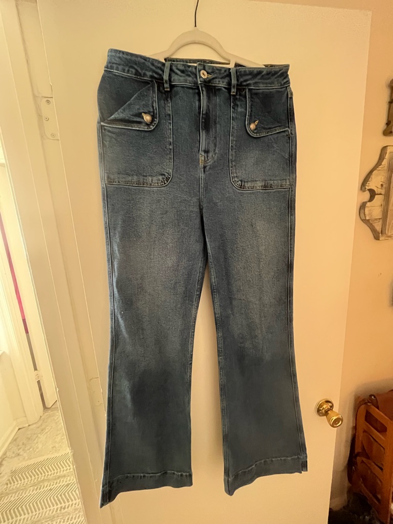 Tecovas Women's Boot Cut Jeans - Dark Blue Wash